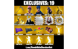 UNIQUE - Gold Midas , OG STW  [169 Skins, 108 Axes, 155 Emotes,110 Gliders and MORE!]