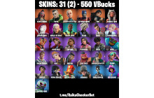 UNIQUE - Kado Thorne, Twyn [31 Skins, 36 Axes, 36 Emotes, 38 Gliders and MORE!]
