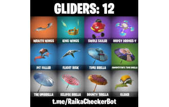 UNIQUE - Kado Thorne , Ahsoka Tano [15 Skins, 650 Vbucks, 11 Axes, 10 Emotes, 12 Gliders and MORE!]