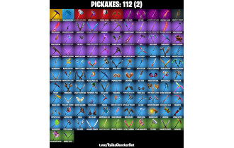 UNIQUE - Galaxy, Spider Man  [123 Skins, 300 Vbucks, 112 Axes, 102 Emotes, 125 Gliders and MORE!]