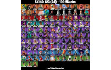 UNIQUE - FNCS Renegade, Era  [123 Skins, 100 Vbucks, 133 Axes, 104 Emotes, 100 Gliders and MORE!]