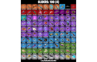 UNIQUE - FNCS Renegade, Era  [123 Skins, 100 Vbucks, 133 Axes, 104 Emotes, 100 Gliders and MORE!]