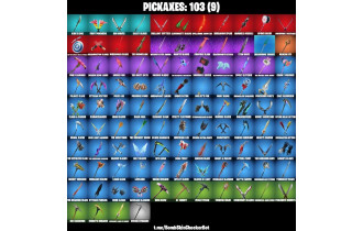 UNIQUE - OG STW (Ultimate Upgrade) , Blue Squire [120 Skins, 103 Axes, 121 Emotes, 149 Gliders and MORE!]