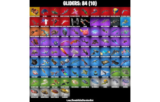 UNIQUE - Gold Midas, Lina Scorch [146 Skins, 15000 Vbucks, 132 Axes, 82 Emotes, 84 Gliders and MORE!]