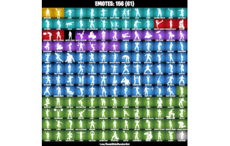 UNIQUE - Travis Scott , Chun Li  [282 Skins, 10 Vbucks, 177 Axes, 156 Emotes, 132 Gliders and MORE!]
