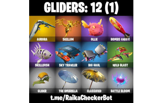 UNIQUE - Eon, Brutus [15 Skins, 50 Vbucks, 12 Axes, 7 Emotes, 12 Gliders and MORE!]