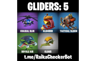UNIQUE - Carbon Commando , Prodigy [8 Skins, 4 Axes, 10 Emotes, 5 Gliders and MORE!]