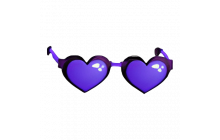Purple Heart Glasses [Adopt Me - Pet Wear]