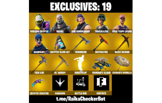 UNIQUE - OG STW, Paragon [17 Skins, 600 Vbucks, 27 Axes, 13 Emotes, 22 Gliders and MORE!]