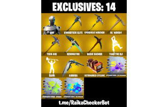 UNIQUE - Eon, Snap [146 Skins, 315 Vbucks, 143 Axes, 141 Emotes, 136 Gliders and MORE!]