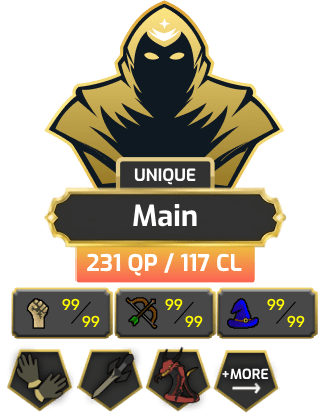 Main | TTL: 2062 | CL: 117 | QP: 231 [B Gloves, Defender, DS2, Infernal, Void, Graceful, Endgame, Max POH, MM2 + MORE!]