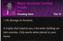 Major Ancients Combat Trophy [Trophies]