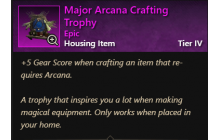 Major Arcana Crafting Trophy [Trophies]