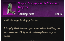 Major Angry Earth Combat Trophy [Trophies]