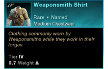 Weaponsmith Shirt [Gear]