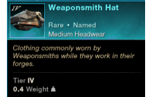 Weaponsmith Hat [Gear]