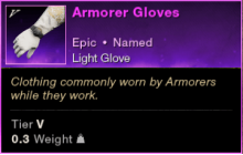 Armorer Gloves [Gear]
