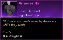 Armorer Hat [Gear]