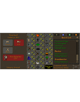 Berserker | Main | TTL: 1182 | CL: 85 | QP: 49 [MM2, Mithril Gloves, MM1, DT1 + MORE!]