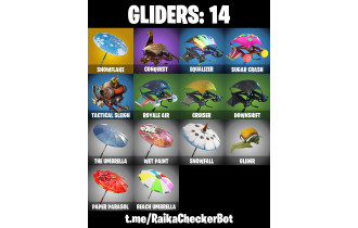 UNIQUE - Rogue Agent , Chomp Sr [16 Skins, 500 Vbucks, 7 Axes, 13 Emotes, 14 Gliders and MORE!]