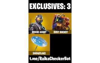 UNIQUE - Rogue Agent , Chomp Sr [16 Skins, 500 Vbucks, 7 Axes, 13 Emotes, 14 Gliders and MORE!]