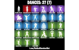 UNIQUE -  Dark Skully, Renegade Lynx  [17 Skins, 400 Vbucks, 25 Axes, 27 Emotes, 23 Gliders and MORE!]
