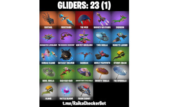 UNIQUE -  Dark Skully, Renegade Lynx  [17 Skins, 400 Vbucks, 25 Axes, 27 Emotes, 23 Gliders and MORE!]