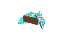 Box of Blue Wrapping Paper [Murder Mystery Item]