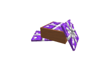 Box of Purple Wrapping Paper [Murder Mystery Item]