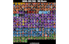 UNIQUE - OG STW , Ragnarok [200 Skins, 180 Vbucks, 154 Axes, 180 Emotes, 100 Gliders and MORE!]
