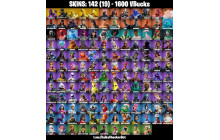 UNIQUE - Dark Vertex, Master Chief (Matte Black)  [142 Skins, 1600 Vbucks, 159 Axes, 149 Emotes,  Level, 126 Gliders and MORE!]