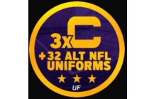 3x Team Captain+Uniforms [NFL Universe Football]