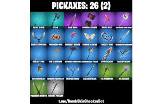 UNIQUE - Peter Griffin Max, Khaby Lame Max,Montague Max  [23 Skins, 850 Vbucks, 26 Axes, 30 Emotes, 22 Gliders and MORE!]