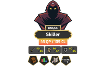 Skiller | Starter | TTL: 853 | CL: 109 | QP: 43 [90 ATT | 90 STR | 90 DEF | 90 RAN | 70 Mage  + MORE!]