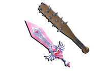 Heartblade & Bat Set [Murder Mystery Item]