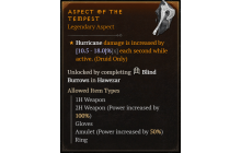 Aspect of the Tempest [Max Roll]