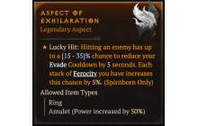Aspect of Exhilaration [Max Roll]