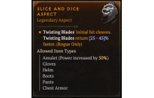 Aspect of Slice and Dice [Max Roll]