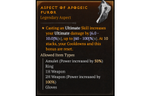 Aspect of Apogeic Furor [Max Roll]