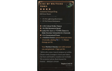 Ring of Writhing Moon [Max Unique | ⭐️ 4 Greater | Ring | Spiritborn]