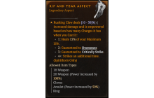 Rip and Tear Aspect [Max Roll]