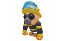 Firefighter Gibbon [Adopt Me - Pets]