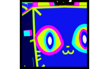 Huge Holographic Cat [Pet Simulator 99]