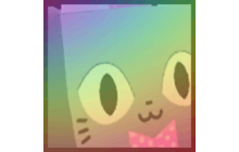 Rainbow Huge Easter Cat [Pet Simulator 99]