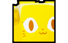 Huge Golden Fluffy Cat [Pet Simulator 99]