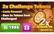 2x Challenge Tokens [SpongeBob Tower Defense]