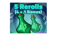 5 Rerolls [SpongeBob Tower Defense]