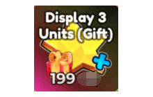 Display 3  Units (Gift) [Anime Adventures]