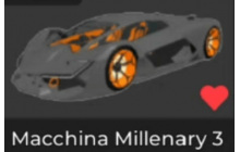 Macchina Millenary 3 [Car Dealership Tycoon]