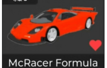 McRacer Formula (Red) [Car Dealership Tycoon]